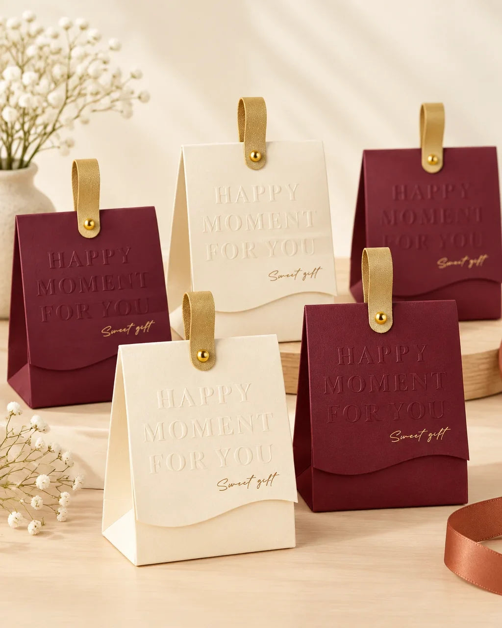 Boîtes cadeaux pour invités de mariage